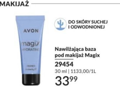 Baza pod makijaż Magix nawilżająca 29454 promocja w AVON