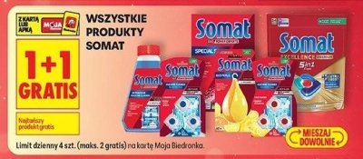 Wszystkie produkty Somat promocja w Biedronka