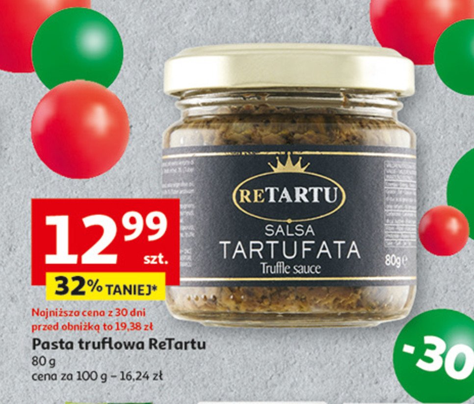 Pasta truflowa RE TARTU promocja w Auchan