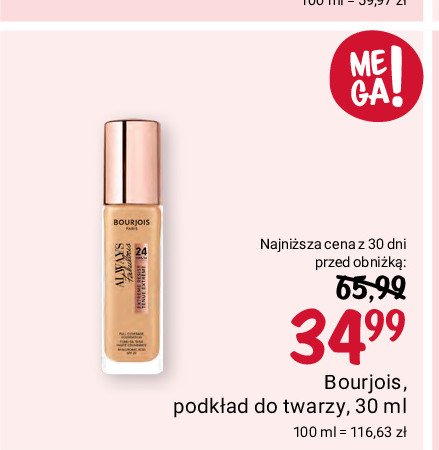 Podkład Bourjois always fabulous promocja