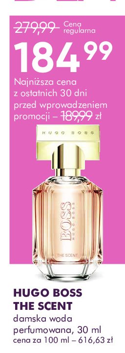 Woda perfumowana Hugo boss the scent for her Boss by hugo boss promocja w Super-Pharm