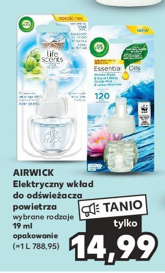 Wkład świeżość letniego poranka Air wick electric life scents promocja