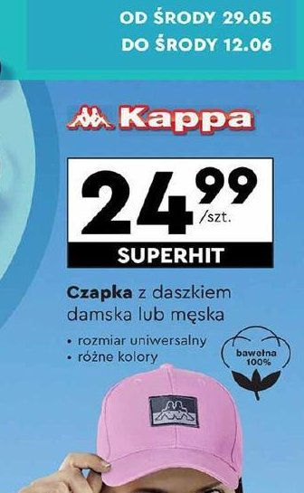 Czapka z daszkiem męska Kappa promocja