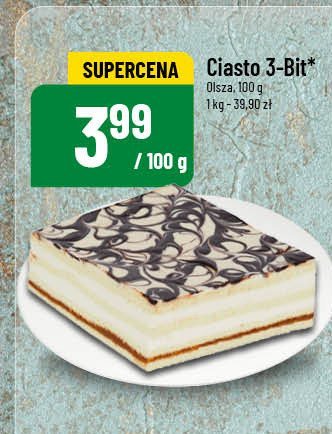 Ciasto 3 bit Olsza promocja w POLOmarket