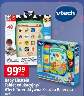 Tablet edukacyjny Baby Einstein / Vtech Interaktywna Książka Bajeczka Trefl promocja w Leclerc