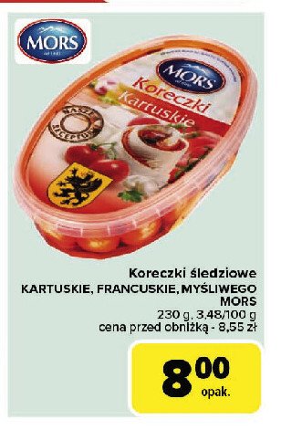 Koreczki śledziowe francuskie Mors ryby promocja