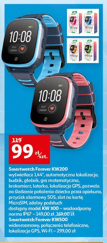 Smartwatch kw500 Forever promocja