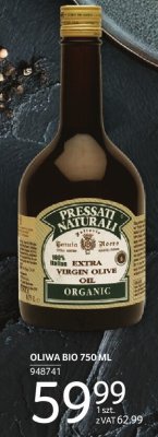 Oliwa bio 750 ml promocja w Selgros