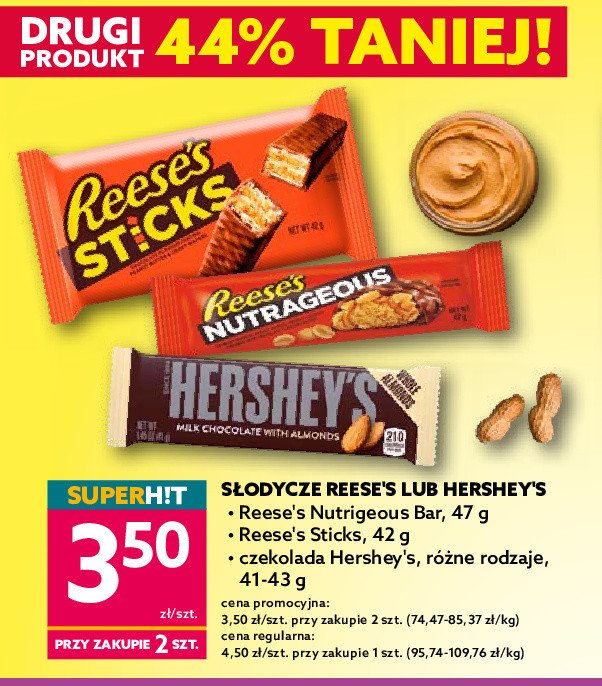 Wafelek czekoladowy Reese's sticks promocje