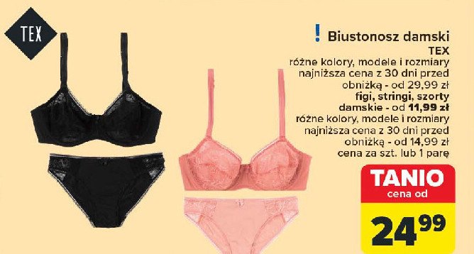 Biustonosz damski Tex promocja