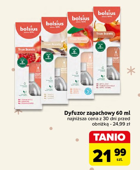 Patyczki pachnące granat Bolsius true scents promocja w Carrefour