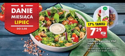 Lunchbox z gyrosem Vital fresh promocja