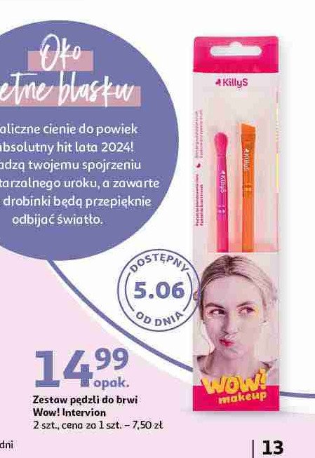 Pędzle do brwi wow! Killys promocja