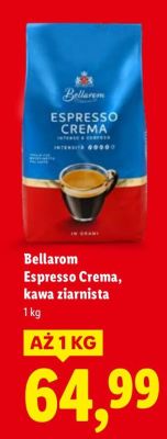 Kawa Bellarom Espresso Crema, kawa ziarnista promocja w Lidl