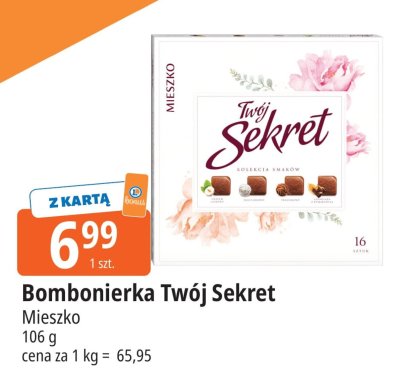 Bombonierka Twój Sekret Mieszko promocja w Leclerc