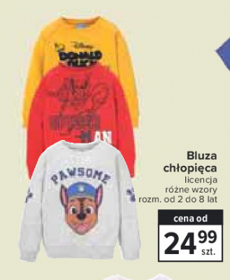 Bluza ch艂opi臋ca donald duck 2-8 lat promocja