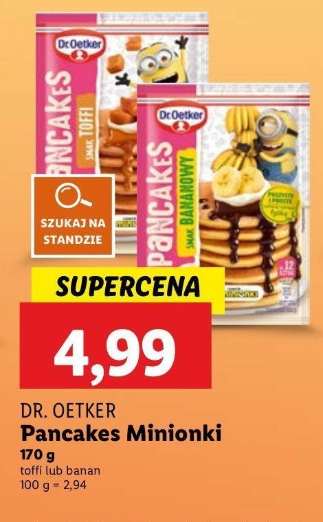 Pancakes bananowe Dr. oetker promocja