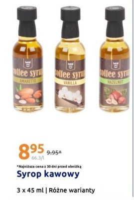 Syrop kawowy 3 x 45 ml | różne warianty promocja w Action