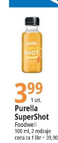 Nap贸j super shot energy Purella superfoods Purella food promocja