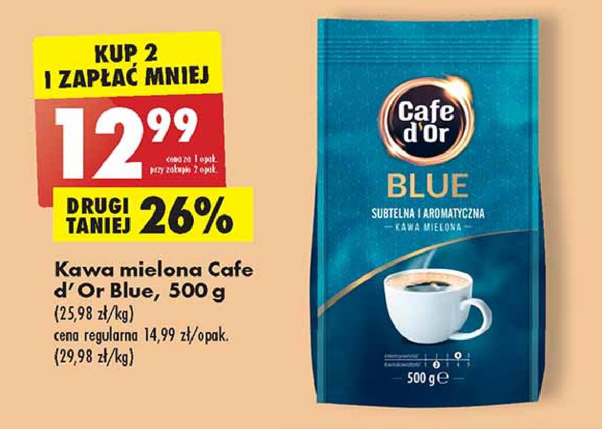 Kawa Cafe d'or blue promocje