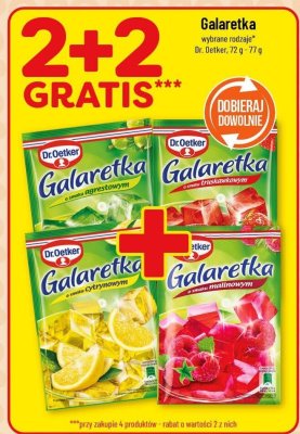 Galaretka Dr. Oetker różne rodzaje promocja w POLOmarket