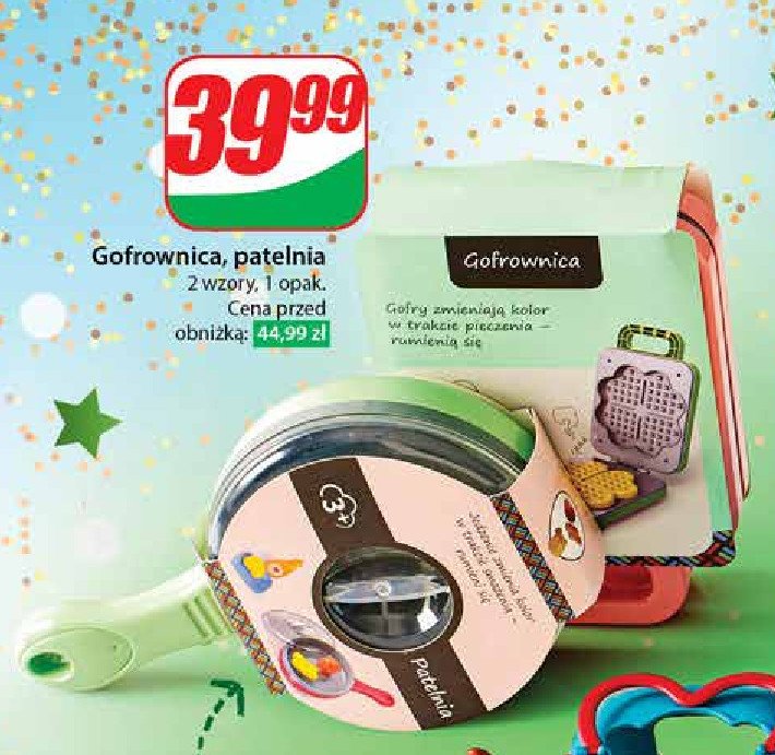 Gofrownica patelnia promocja w Dino