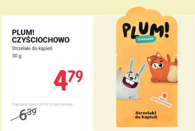Strzelaki do kąpieli PLUM! Czyściochowo promocja w Rossmann
