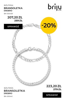 Bransoletka srebro BN-000441 promocja w Briju