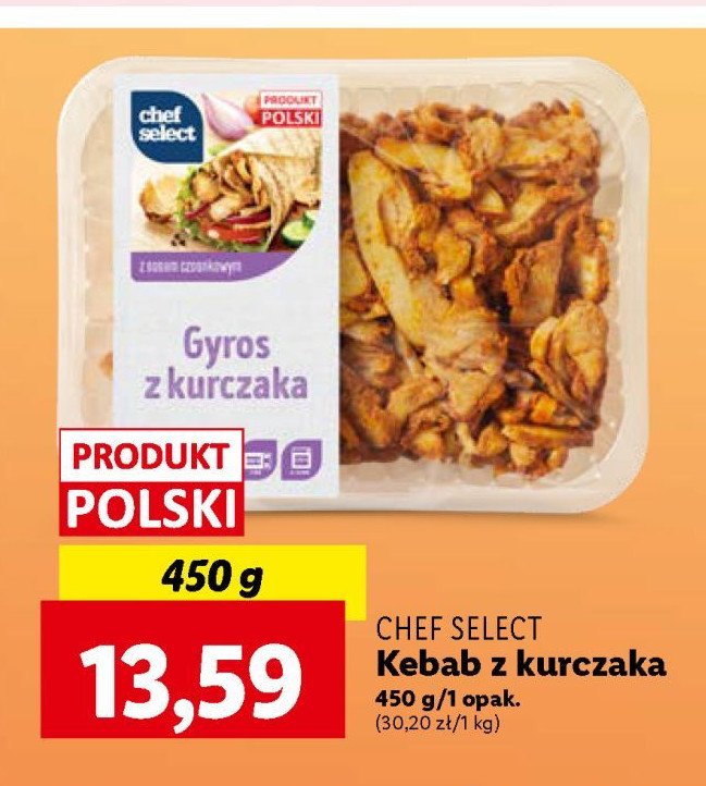 Kebeb z kurczaka Chef select promocja