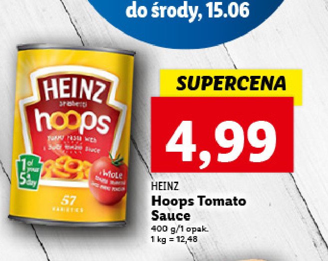 Spaghetti hoops Heinz promocja