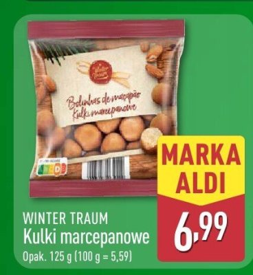 Kulki marcepanowe WINTER TRAUM promocja w Aldi