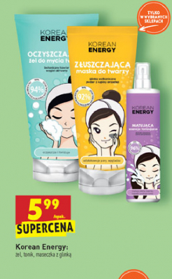 Żel do twarzy oczyszczający Korean energy promocja
