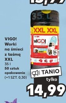 Worki na smieci 35 l Vigo! promocja