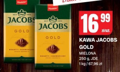 Kawa JACOBS GOLD mielona promocja w Chorten