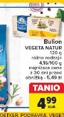 Kostki bulionowe wołowy rosół Vegeta natur promocja