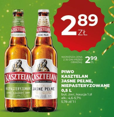 Piwo Kasztelan Jasne Pełne 0,5 L promocja w Duży Ben