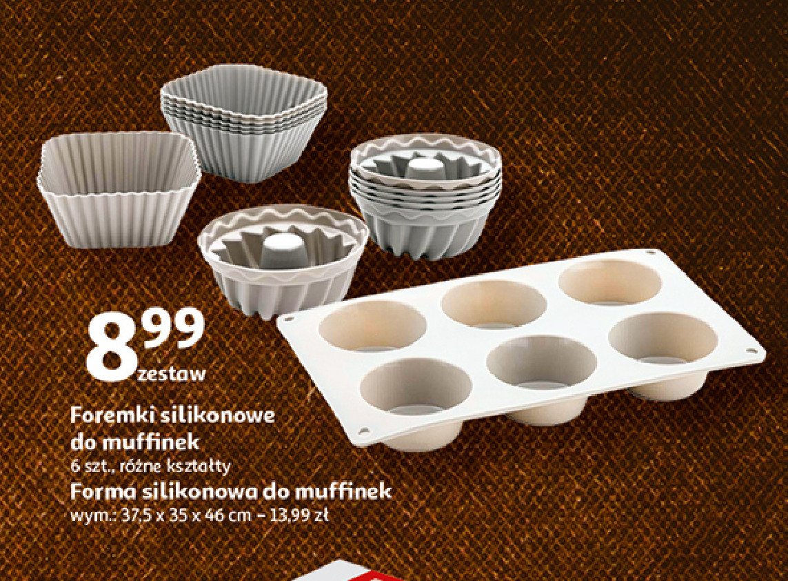 Foremka na 6 muffinek promocja w Auchan