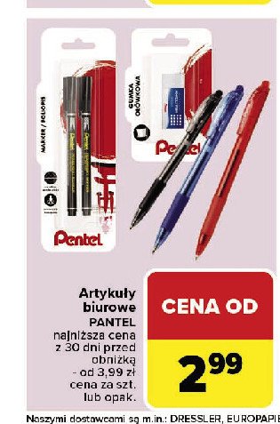 Długopis superb niebieski Pentel promocja w Carrefour Market