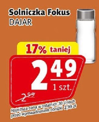 Solniczka Fokus Dajar promocja w Prim Market