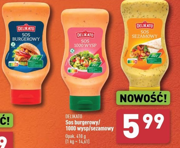 Sos sezamowy Delikato promocja