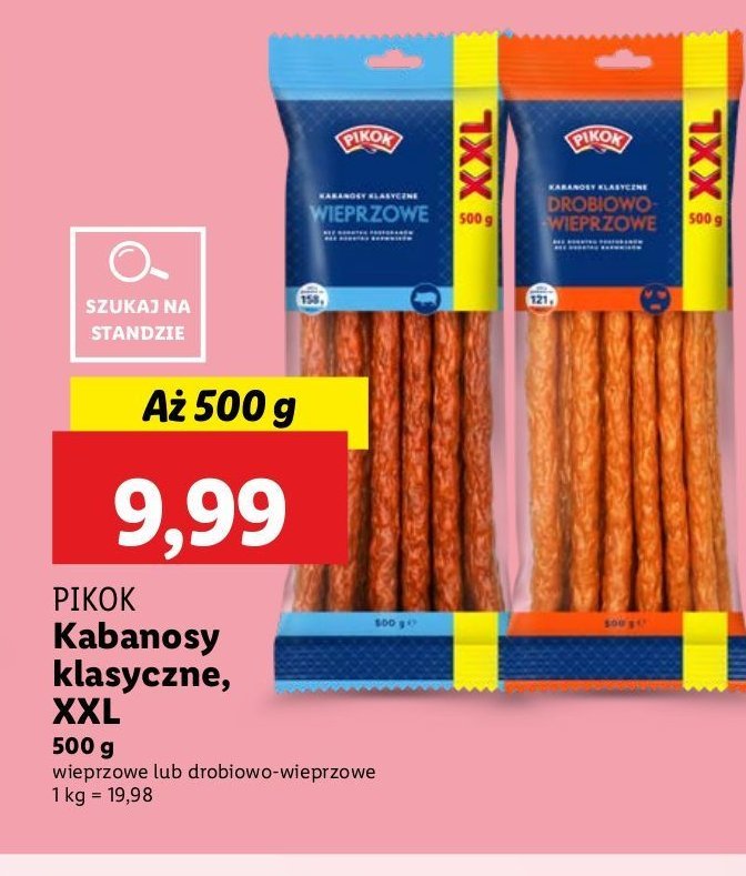 Kabanosy drobiowe Pikok promocja