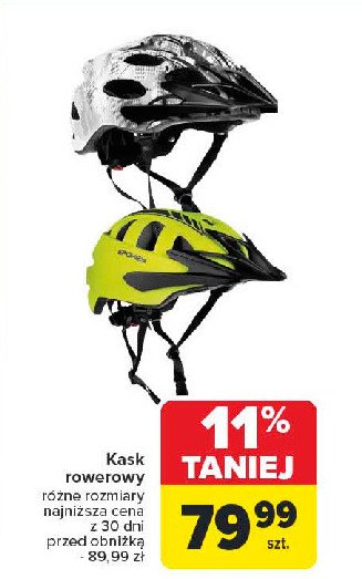 Kask rowerowy promocja w Carrefour