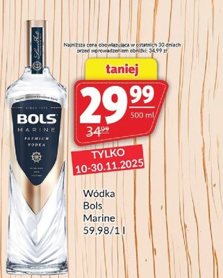 Wódka Bols Marine promocja w Prim Market