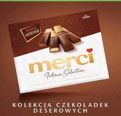 Czekoladki Merci Intense Selection deserowych promocja w Biedronka