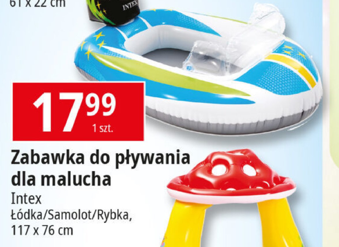 Zabawka dmuchana rybka Intex promocja