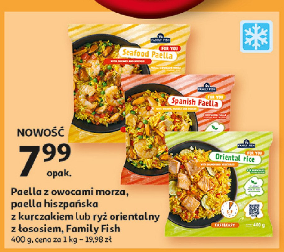 Paella z kurczakiem Family fish promocja