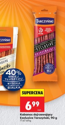 Kabanos dojrzewający Exclusive Tarczyński 90g promocja w Biedronka