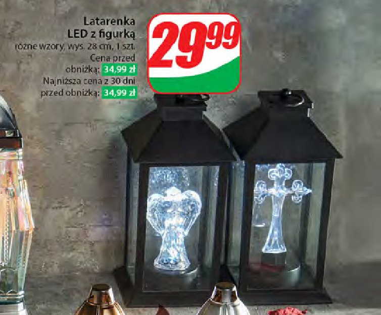 Latarenka led z figurką 28 cm promocja