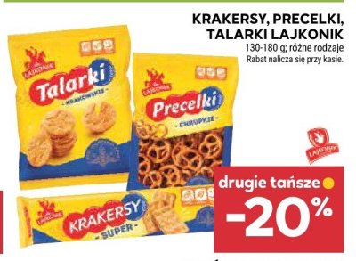 Krakersy, Precelki, Talarki Lajkonik promocja w Stokrotka