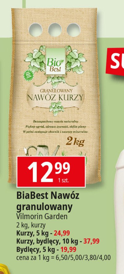 Nawóz kurzy Bio best promocja w Leclerc